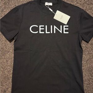 Celine Charcoal Men's Tee